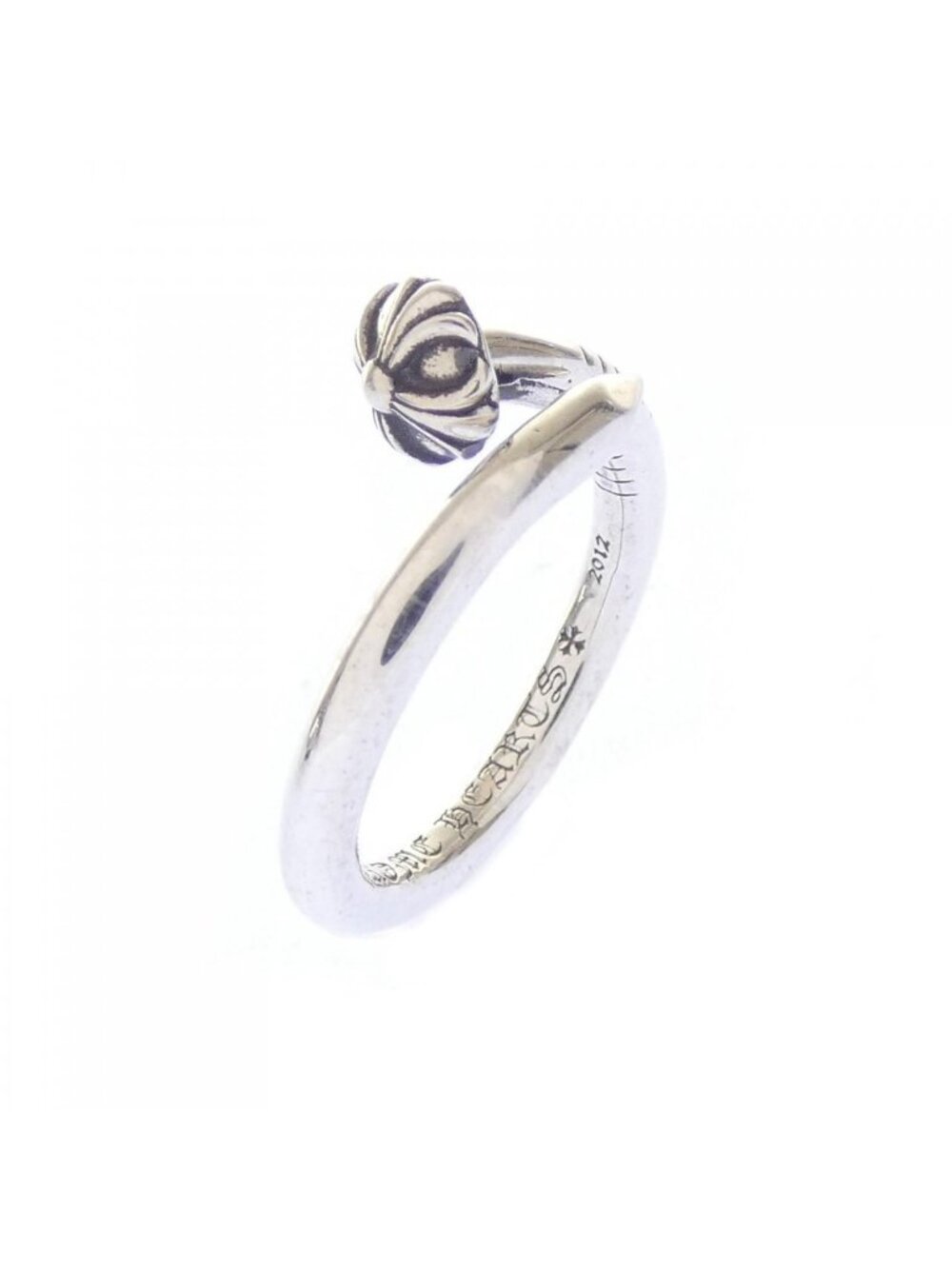 Chrome Hearts Nail Cross Ball Ring